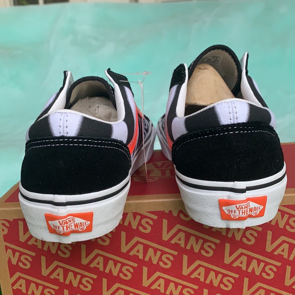 VANS STYLE 36 Swirl Black/Fiery Coral Men’s - Picture 10 of 16